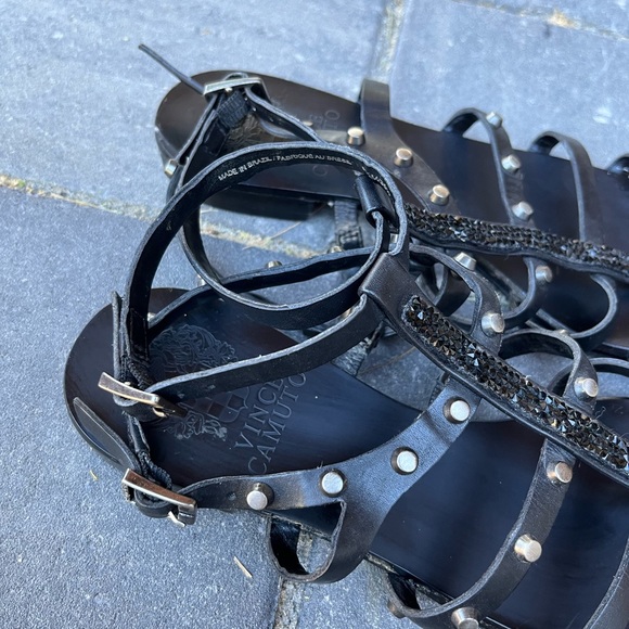 VINCE CAMUTO studded leather gladiator sandals - SIZE 5.5 - Picture 12 of 13